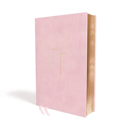 The Jesus Bible, NIV – Pink Leathersoft